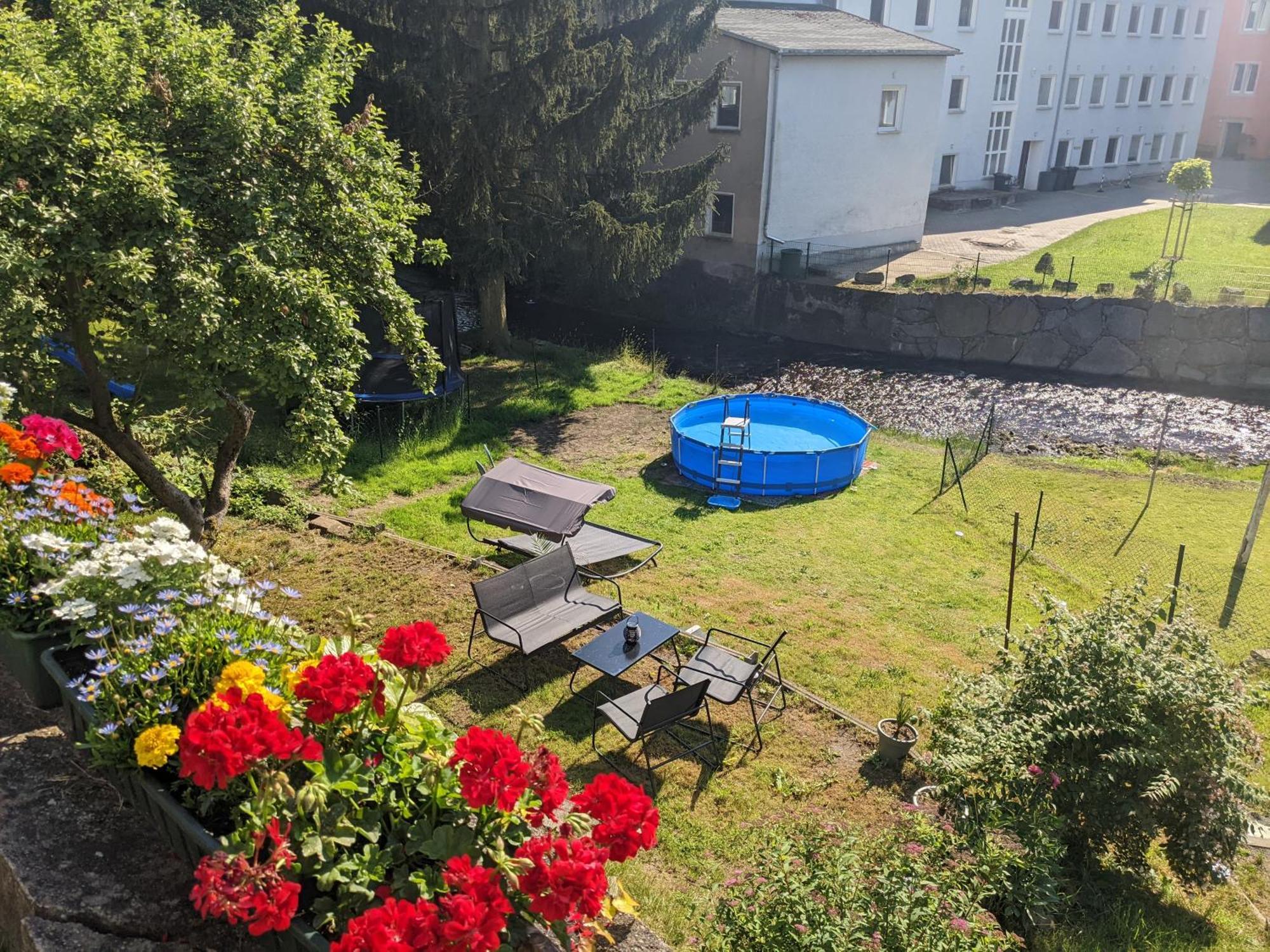 Uo2 - Urlaubsmagie - Garten, Whirlpool, Sauna Lägenhet Sebnitz Exteriör bild