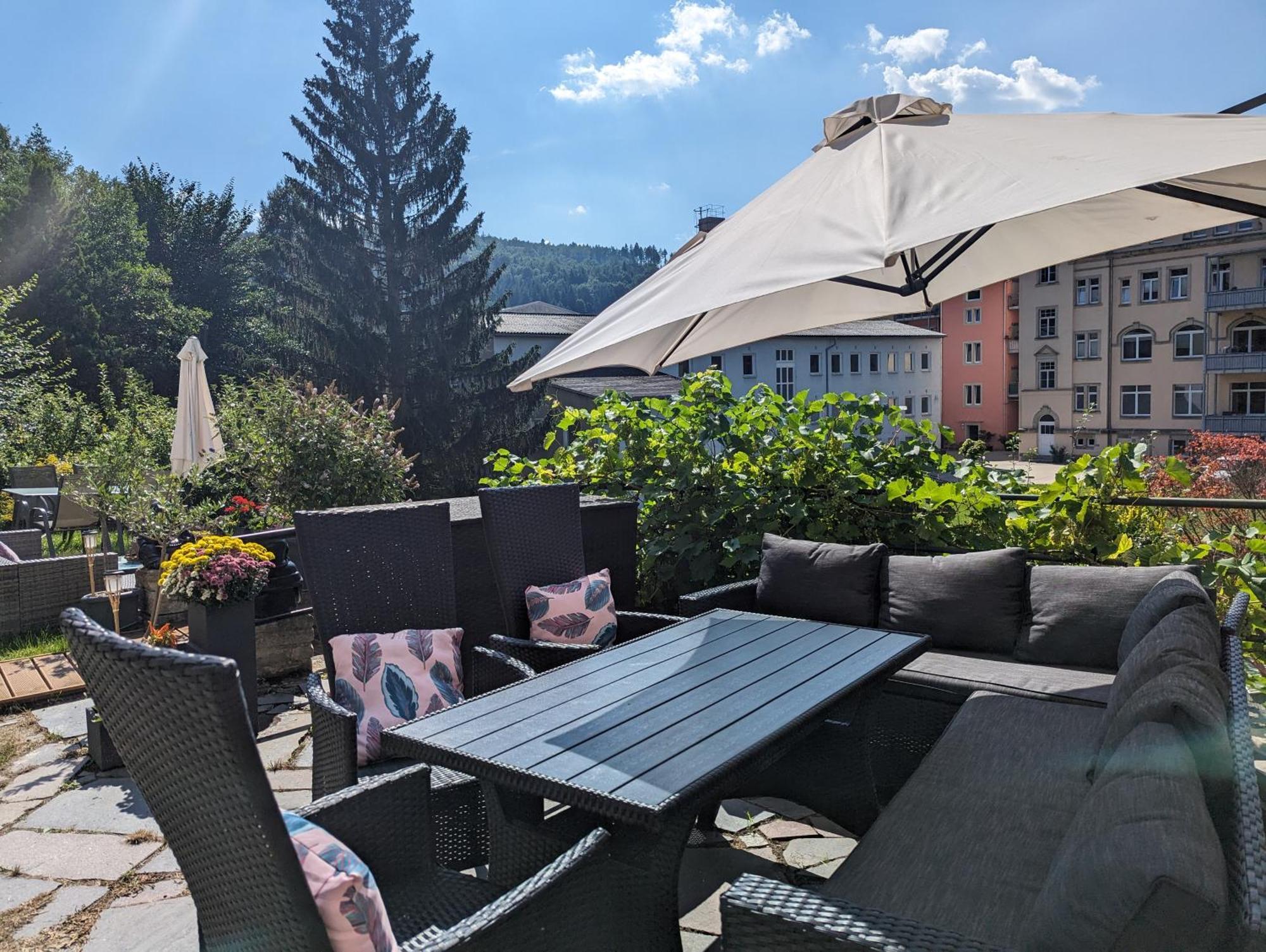 Uo2 - Urlaubsmagie - Garten, Whirlpool, Sauna Lägenhet Sebnitz Exteriör bild