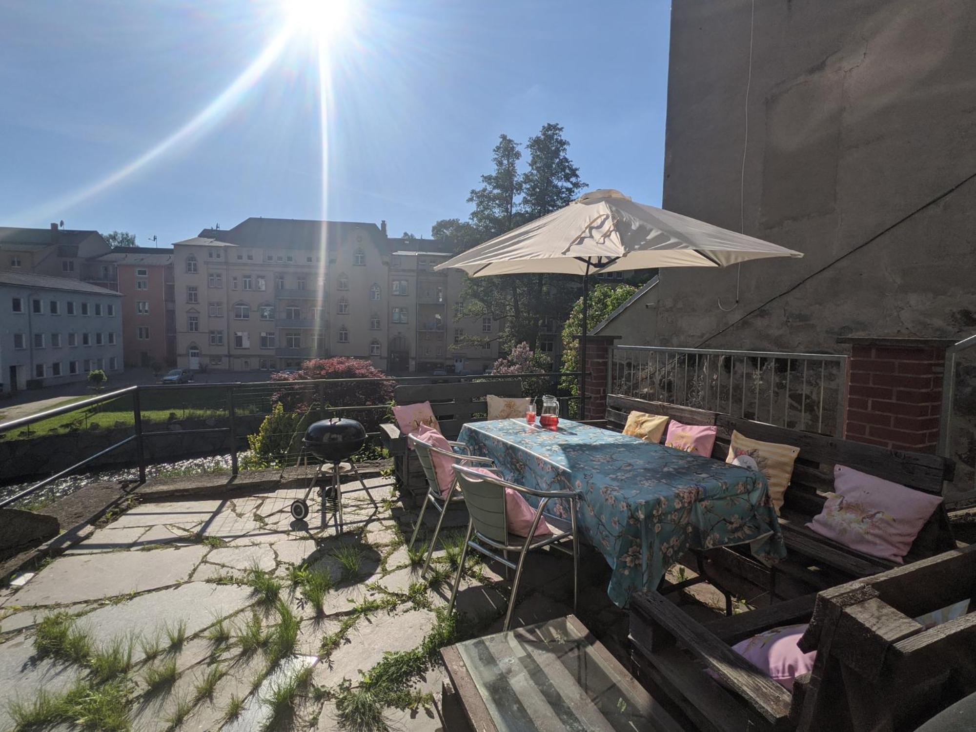 Uo2 - Urlaubsmagie - Garten, Whirlpool, Sauna Lägenhet Sebnitz Exteriör bild