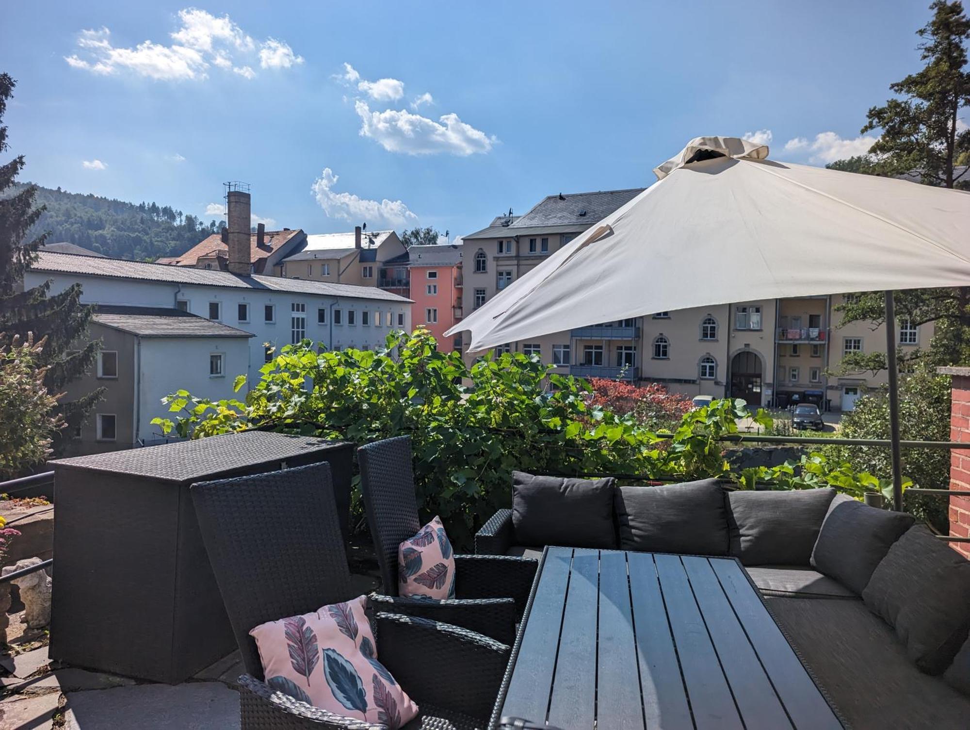 Uo2 - Urlaubsmagie - Garten, Whirlpool, Sauna Lägenhet Sebnitz Exteriör bild