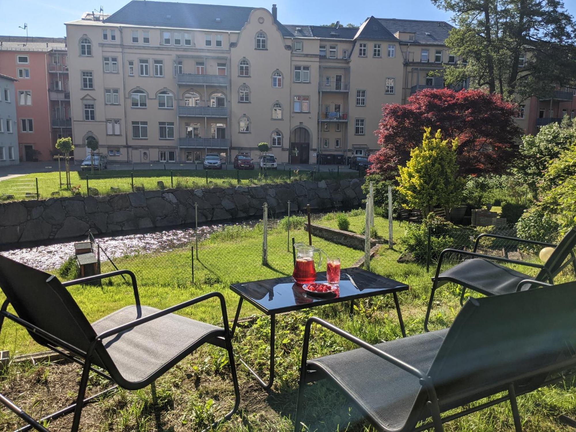 Uo2 - Urlaubsmagie - Garten, Whirlpool, Sauna Lägenhet Sebnitz Exteriör bild