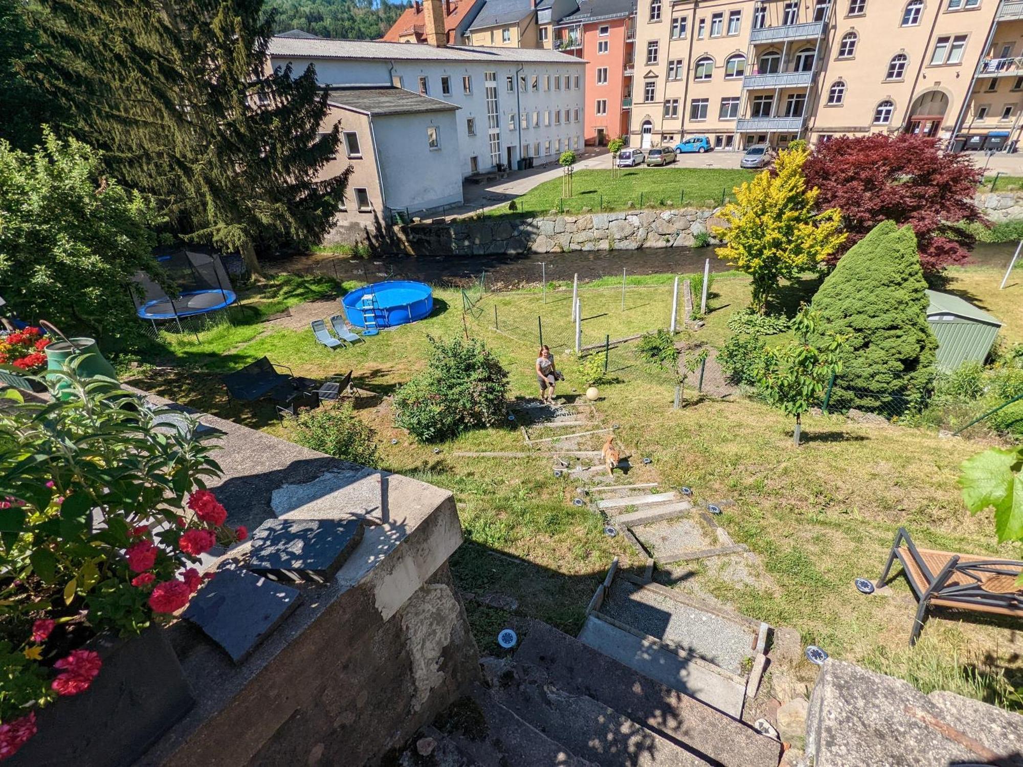 Uo2 - Urlaubsmagie - Garten, Whirlpool, Sauna Lägenhet Sebnitz Exteriör bild