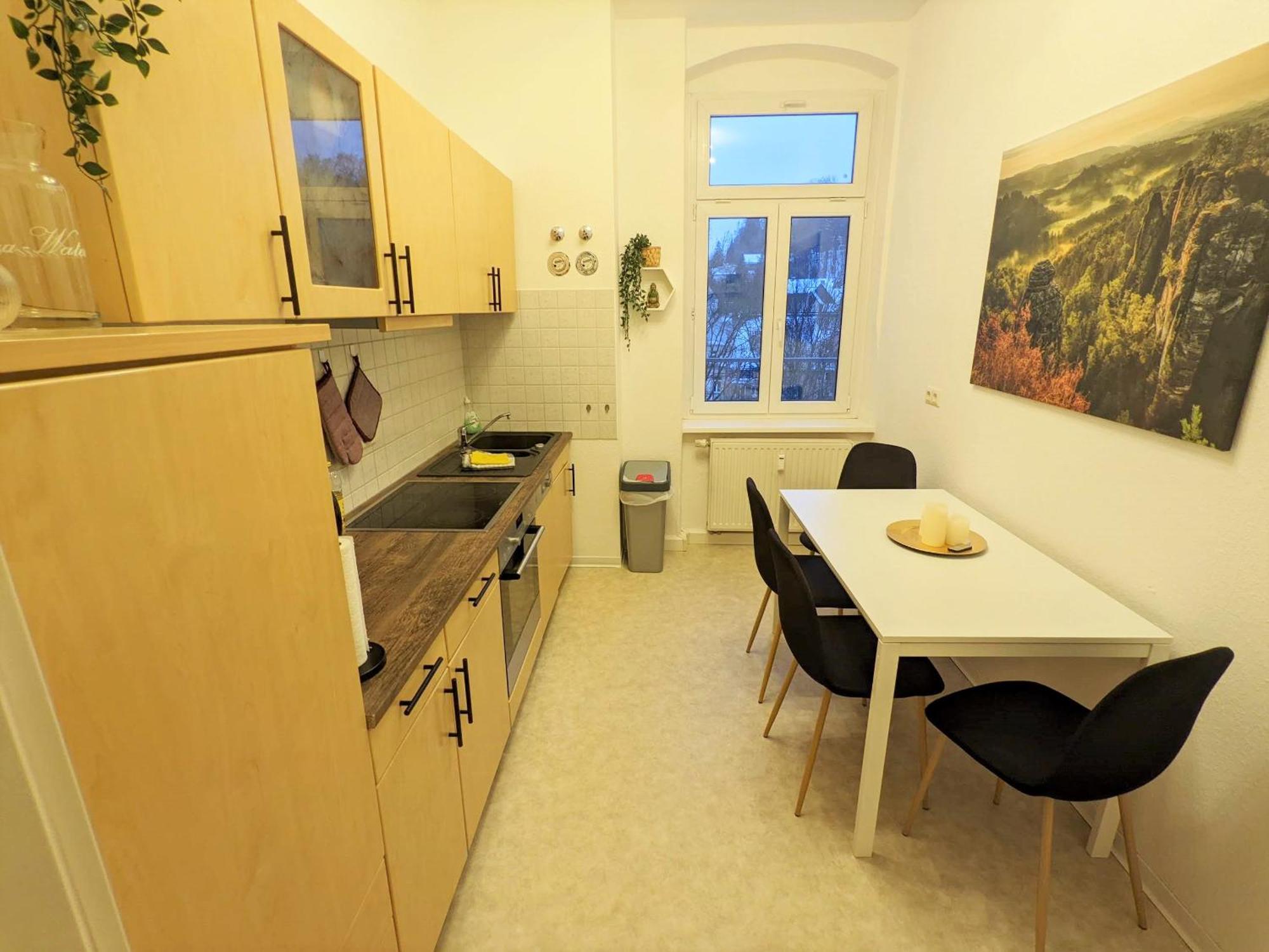 Uo2 - Urlaubsmagie - Garten, Whirlpool, Sauna Lägenhet Sebnitz Exteriör bild