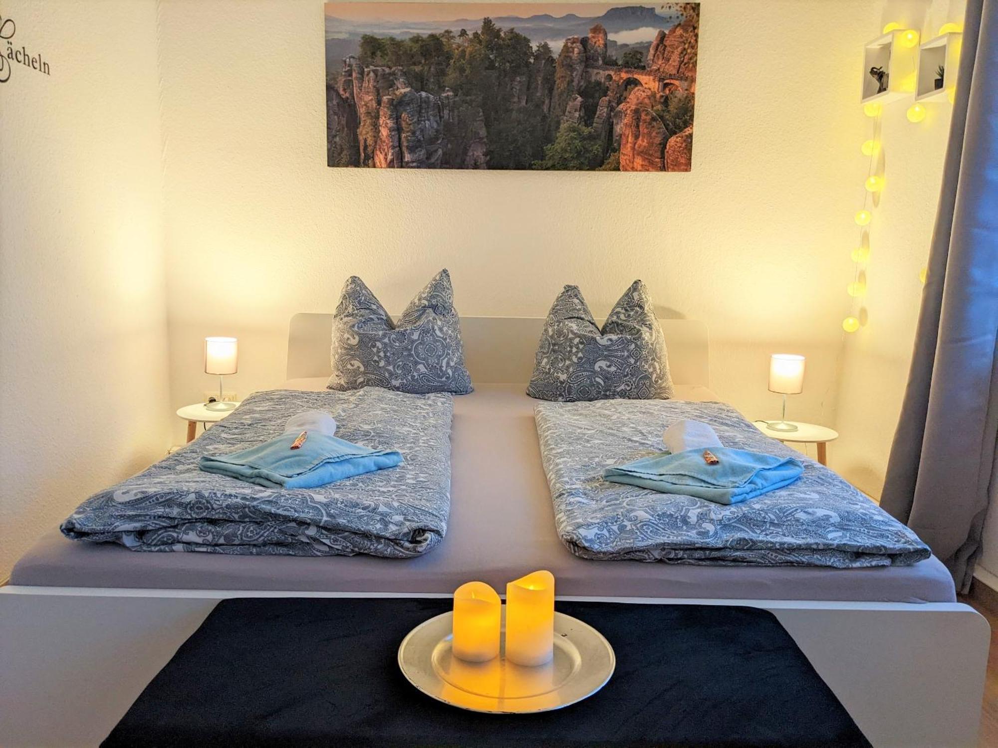 Uo2 - Urlaubsmagie - Garten, Whirlpool, Sauna Lägenhet Sebnitz Exteriör bild